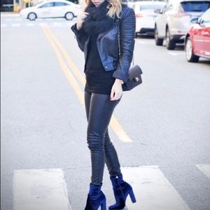 Steve Madden Blue Velvet Bootie